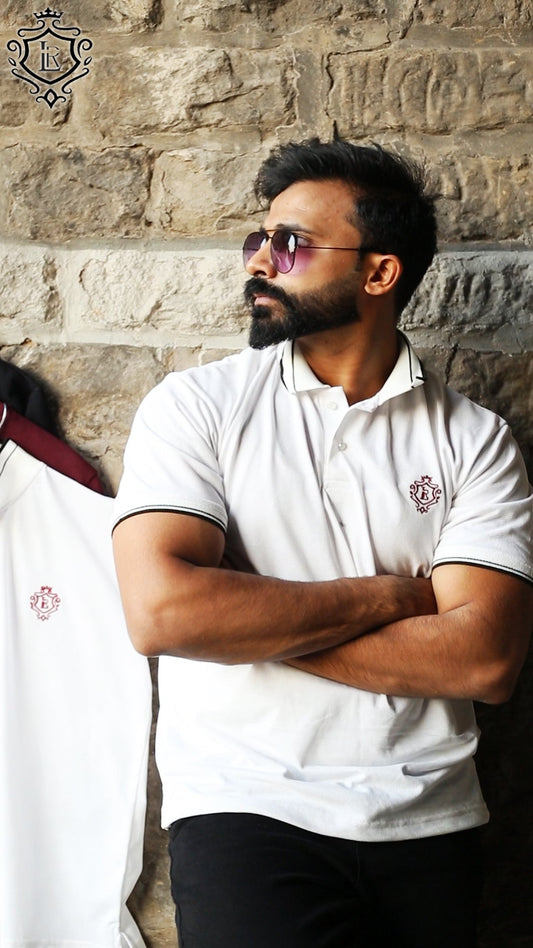 Polo Shirt for Men – Luxury Tipping Design
